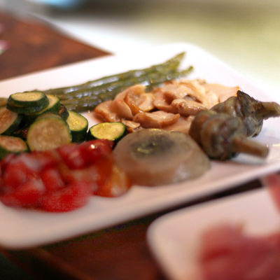 An Italian side dish of vegetables