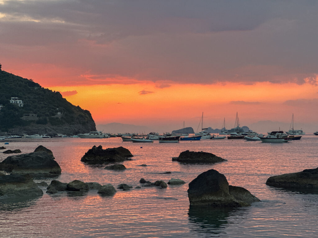 Sunrise on the Amalfi coast