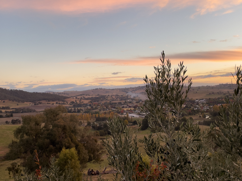 Adelong at dusk