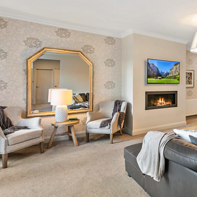 a living room at accommodation in Daylesford
