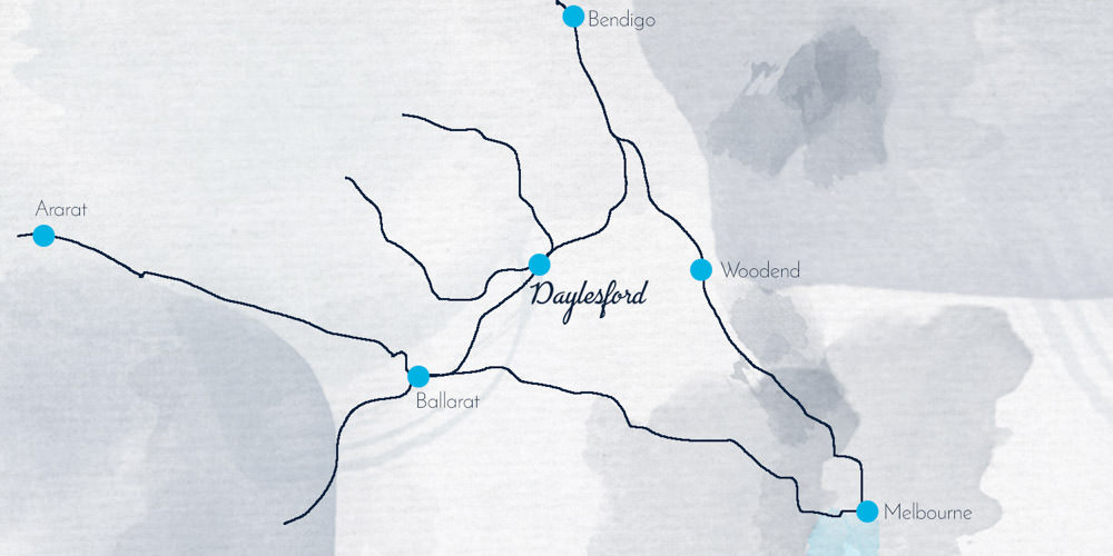 Map of Daylesford