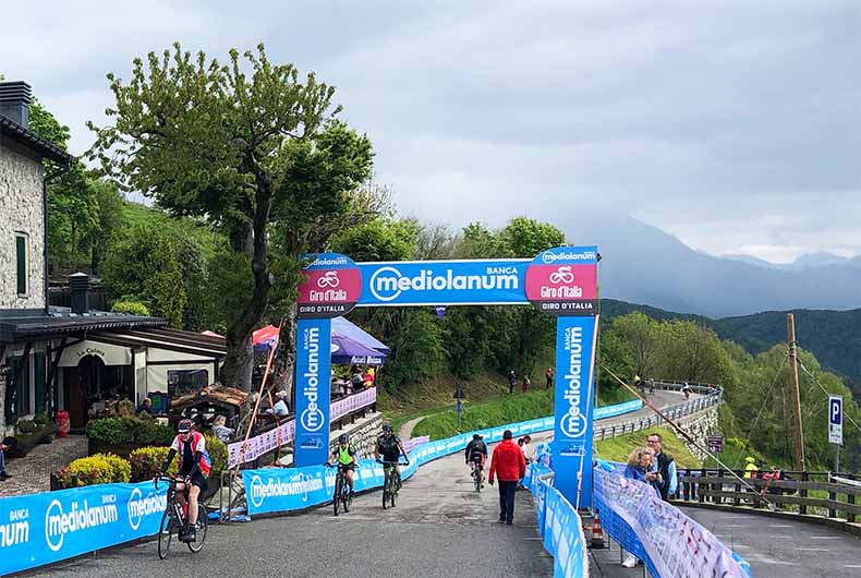 The Giro d'Italia on the Surmano