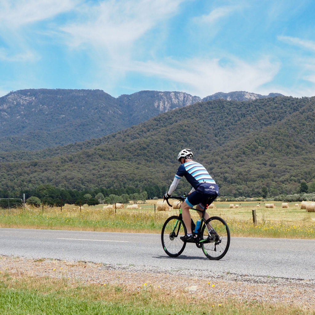 The alpine valleys in Victoria's high country