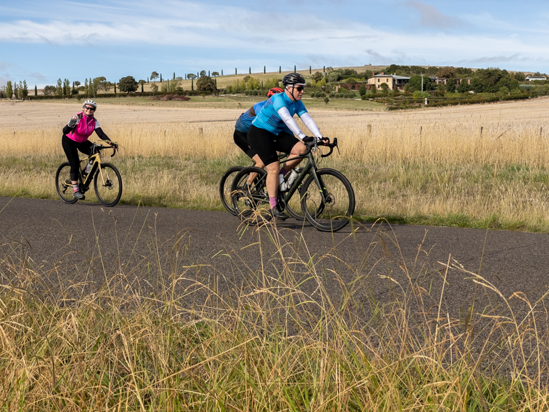 cyclists riding in Daylesford