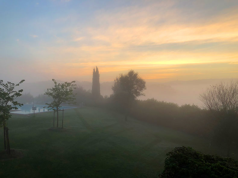 Sunrise in Tuscany