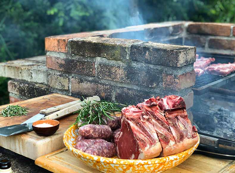 A Tuscan BBQ with bistecca alla Fiorentina