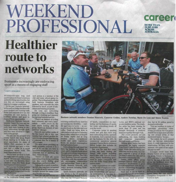 The weekend professional news story