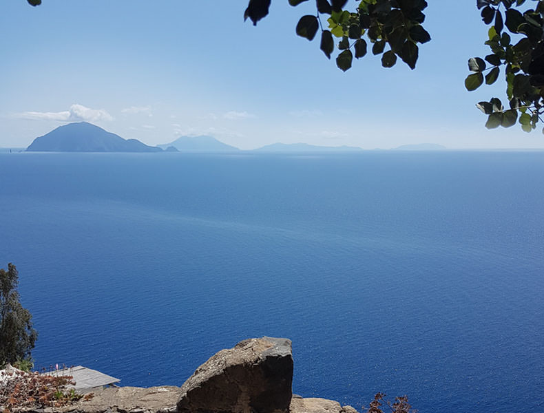 The mediterranean sea in Italy