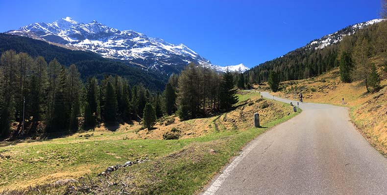 An Italian mountain road