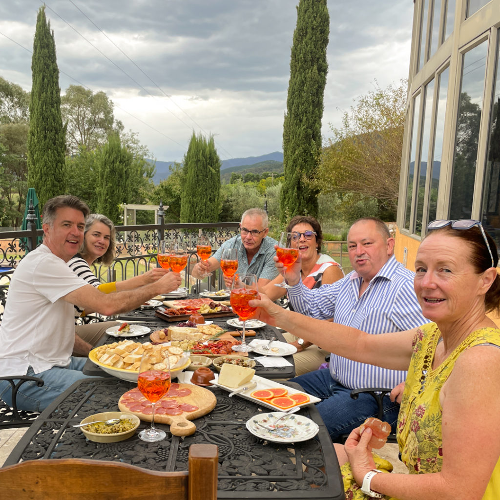 Aperol Spritz and aperitivo in bright