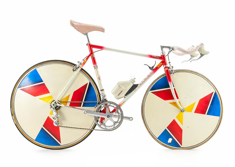 A beautiful steel Stelbel TT bike