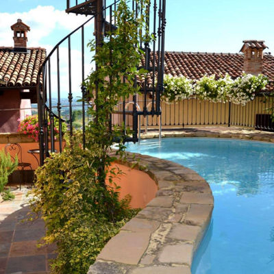 A pool in Monforte d Alba Piemonte
