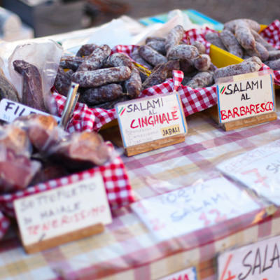 local salami products from Piemonte