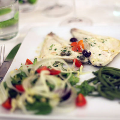 A seafood lunch inPuglia