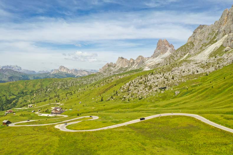 Passo Giau in the Dolomites Italy