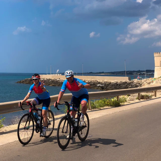 Puglia. The perfect destination for couples and pairs. Whether you’re a riding couple, a rider and non-rider or a full rider and a part-time rider, our experience of Puglia is ideal. 
It brings together the perfect blend of some challenging rides with some easier days on the bike, and also a range of active and cultural experiences off the bike.
The choice is yours; ride every day, ride some days and not others, or enjoy the full non-riding partner experience.
Whatever you choose, a wonderful southern Italian adventure of amazing landscapes, food, wine and hospitality is guaranteed.
3 spots available from 19-26 September 2025.
Click the link in our bio to find out more.